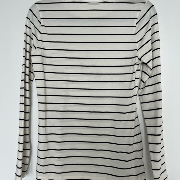 Soft long sleeve striped tee.  Lands End.  Excellent condition. - Picture 2 of 3